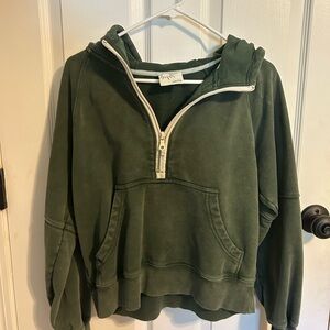Aerie Hooded Quarter-Zip Women's Sweater